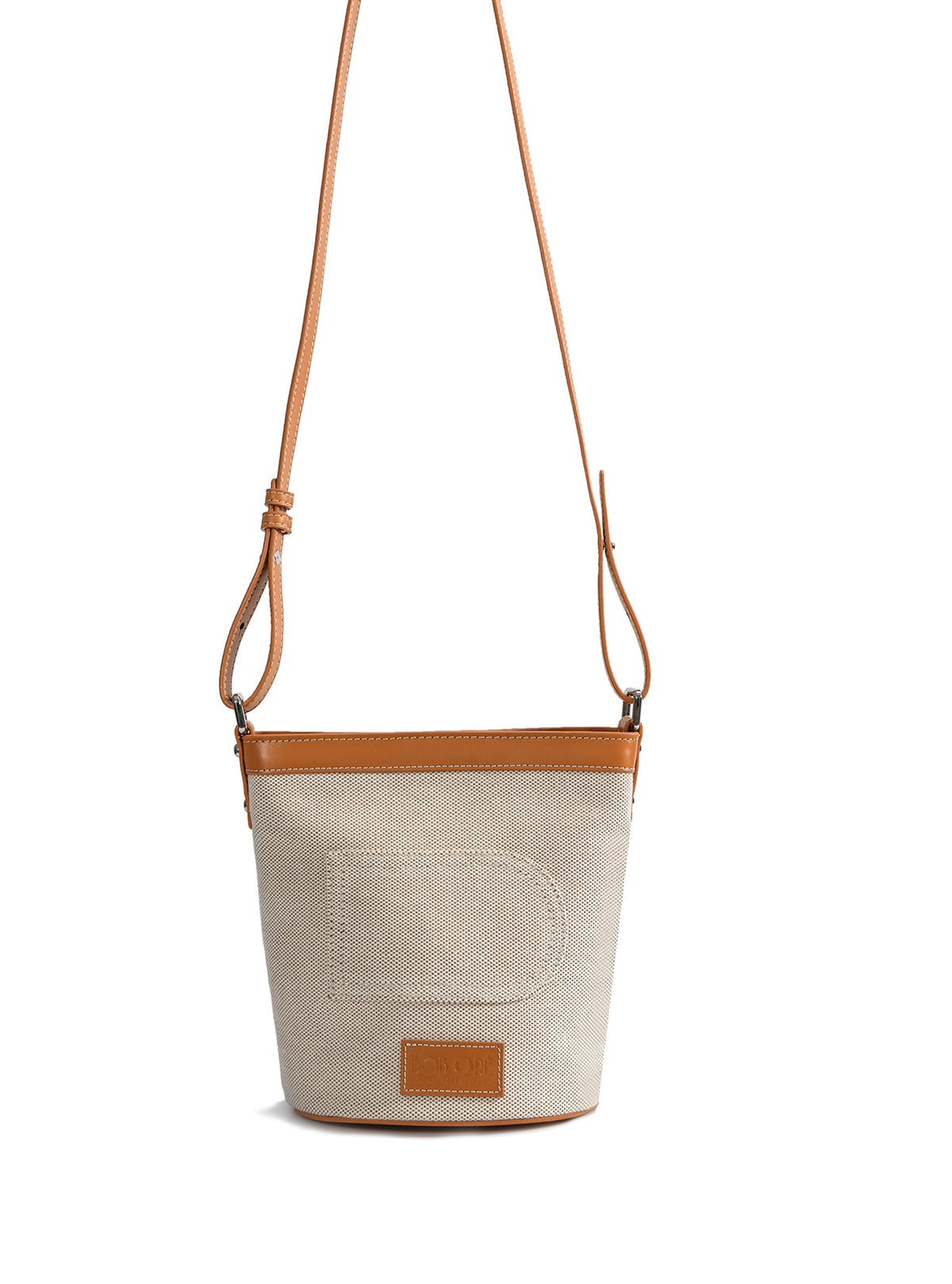 Dorothy Middle Size Bucket Bag, White by Bob Oré