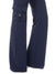 Photo of Mid Waist Pants with Pockets-dark navy from hips to ankles 