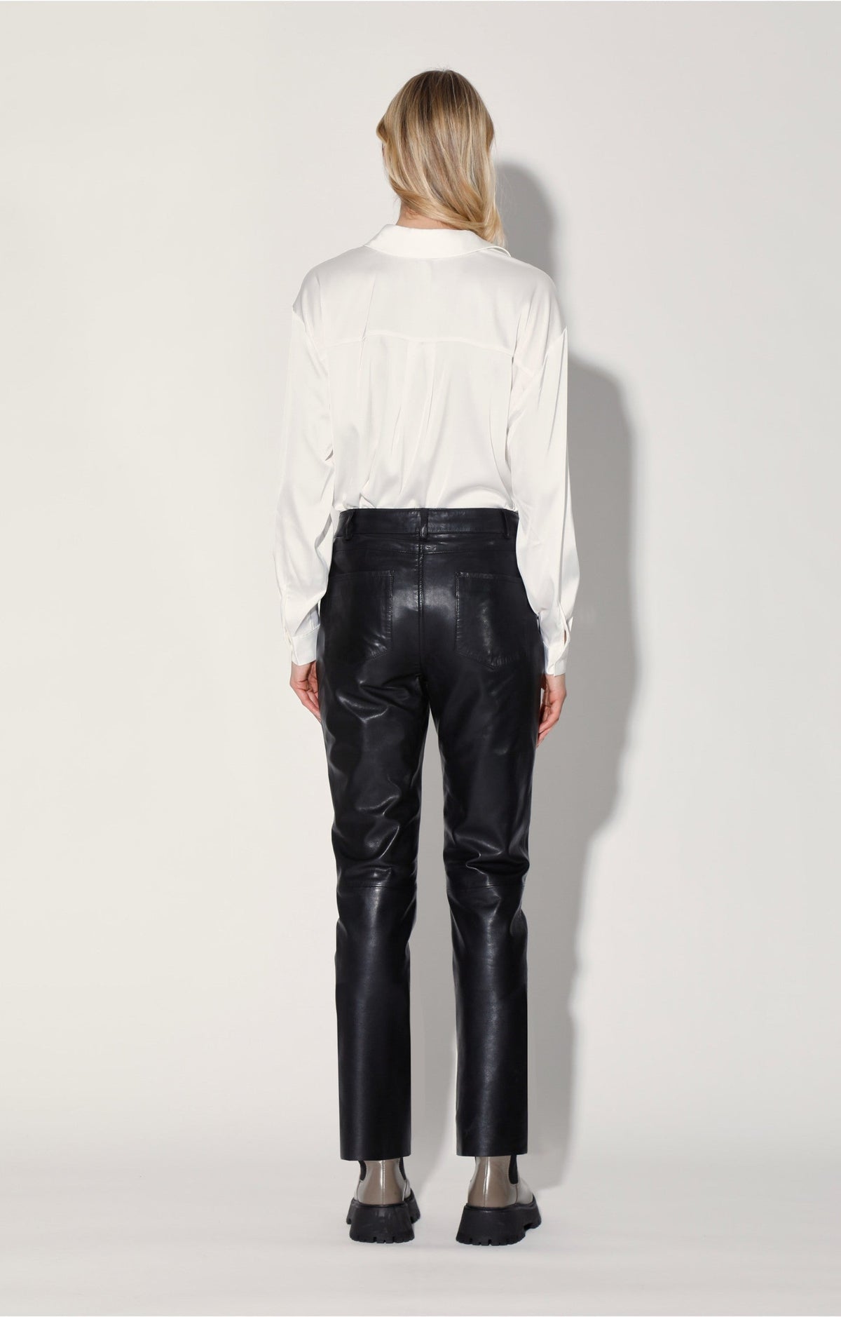 Yvette Pant, Black - Leather by Walter Baker