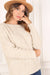 Oversize cable sweater