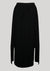 SKIRT LONG - ELASTIC WAIST SIDE SLOTS - black by BERENIK