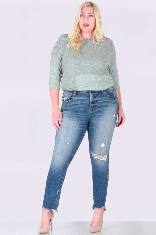 PLUS SIZE RELAXED SKINNY
