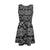 Lace N stars Black, skater dress by interestprint - East Hills Casuals