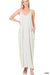 V-NECK CAMI MAXI DRESS WITH SIDE POCKETS