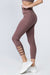 Lattice Ankle Cutout Activewear Leggings