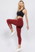 Lattice Ankle Cutout Activewear Leggings