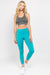 Lattice Ankle Cutout Activewear Leggings