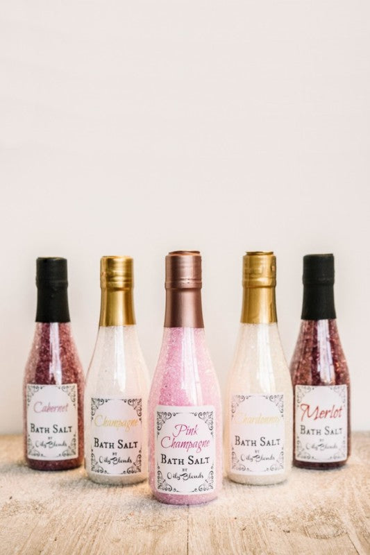 wine scented bath salt