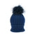 Navy Vail Hat and Pom-Pom Set - East Hills Casuals