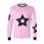Bulky Stars. long sleeve T-shirt, Pink by interestprint - East Hills Casuals