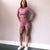 Victory Seamless - Pink Marl by Stylish AF Fitness Co