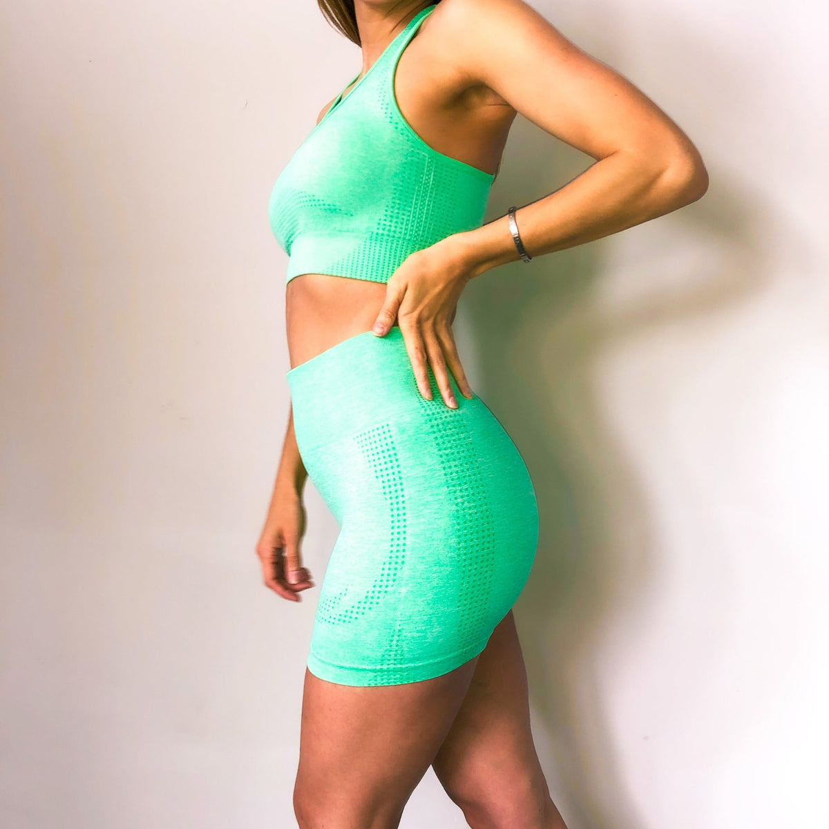 Victory Seamless - Mint Marl by Stylish AF Fitness Co