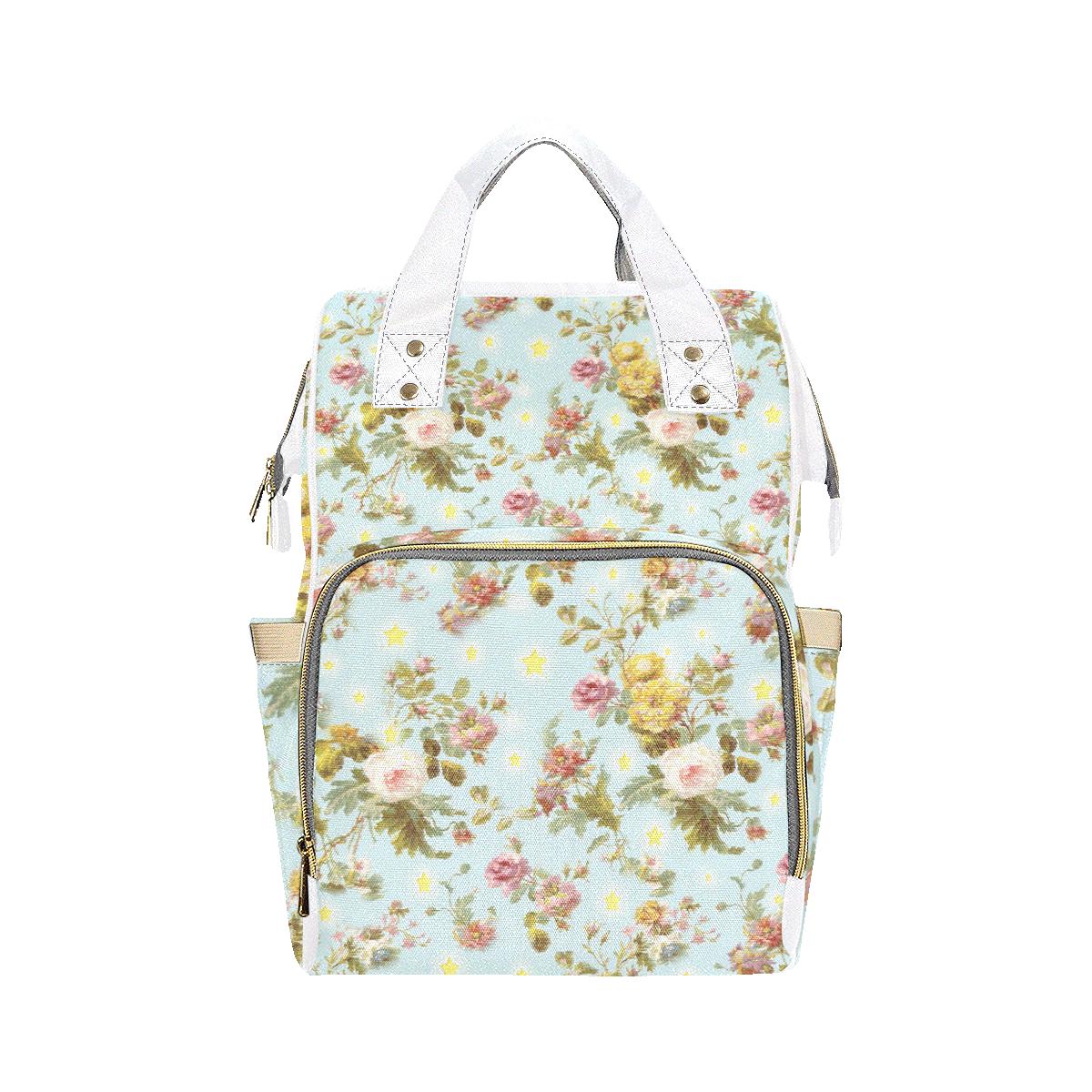 Baroque flowers N Stars Backpack by interestprint - East Hills Casuals