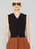 SHIRT SLEEVELESS - COTTON JERSEY black by BERENIK - East Hills Casuals