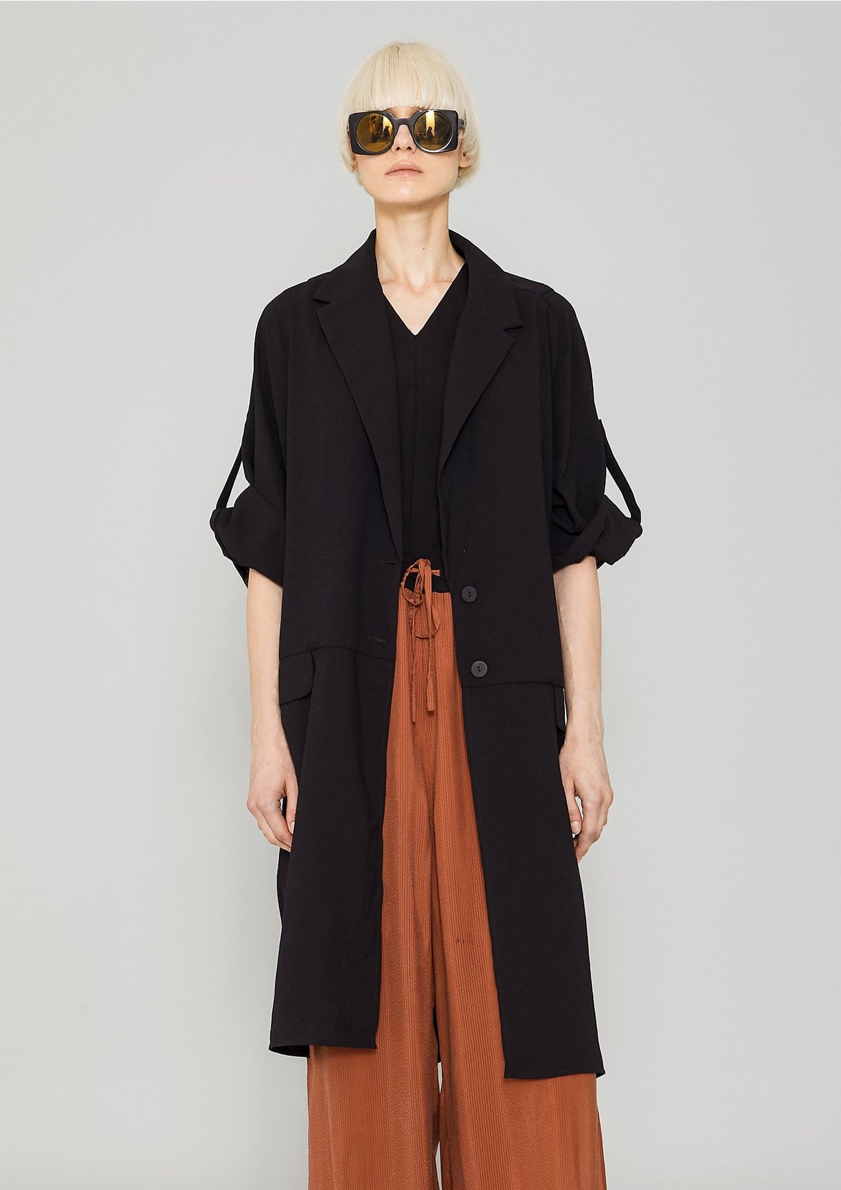 SHIRT SLEEVELESS - COTTON JERSEY black by BERENIK - East Hills Casuals