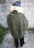 PILOT JACKET - FAUX FUR SHAGGY dark green / FUR LINING black by BERENIK