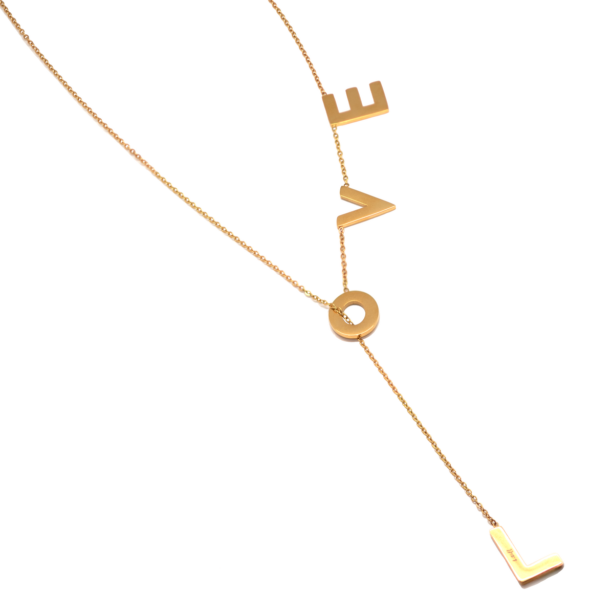 PTloveG B.Tiff Gold Adjustable Love Chain by B.Tiff New York (Retail)