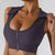 Ribbed-Active™ Collared Sports Bra II by Dolton Apparel