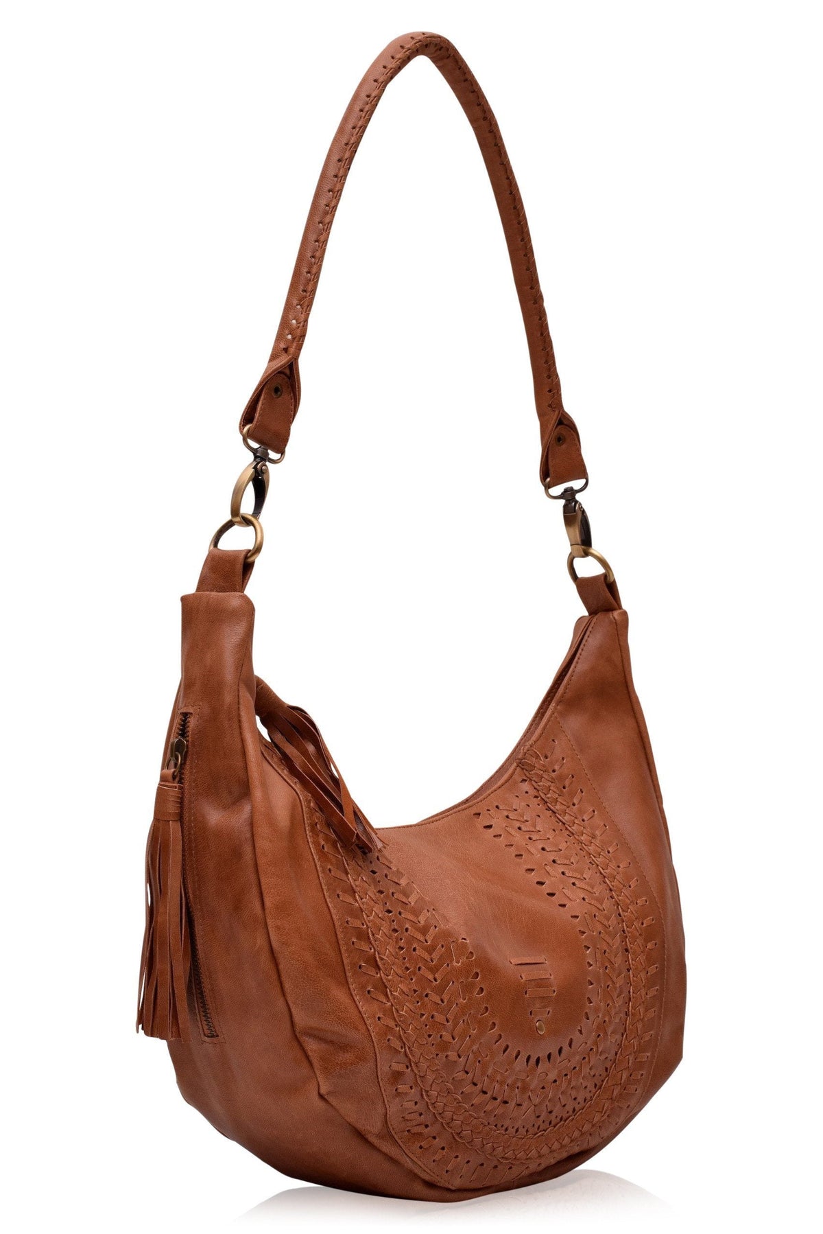 Elysian Coast Leather Crossbody Bag by ELF