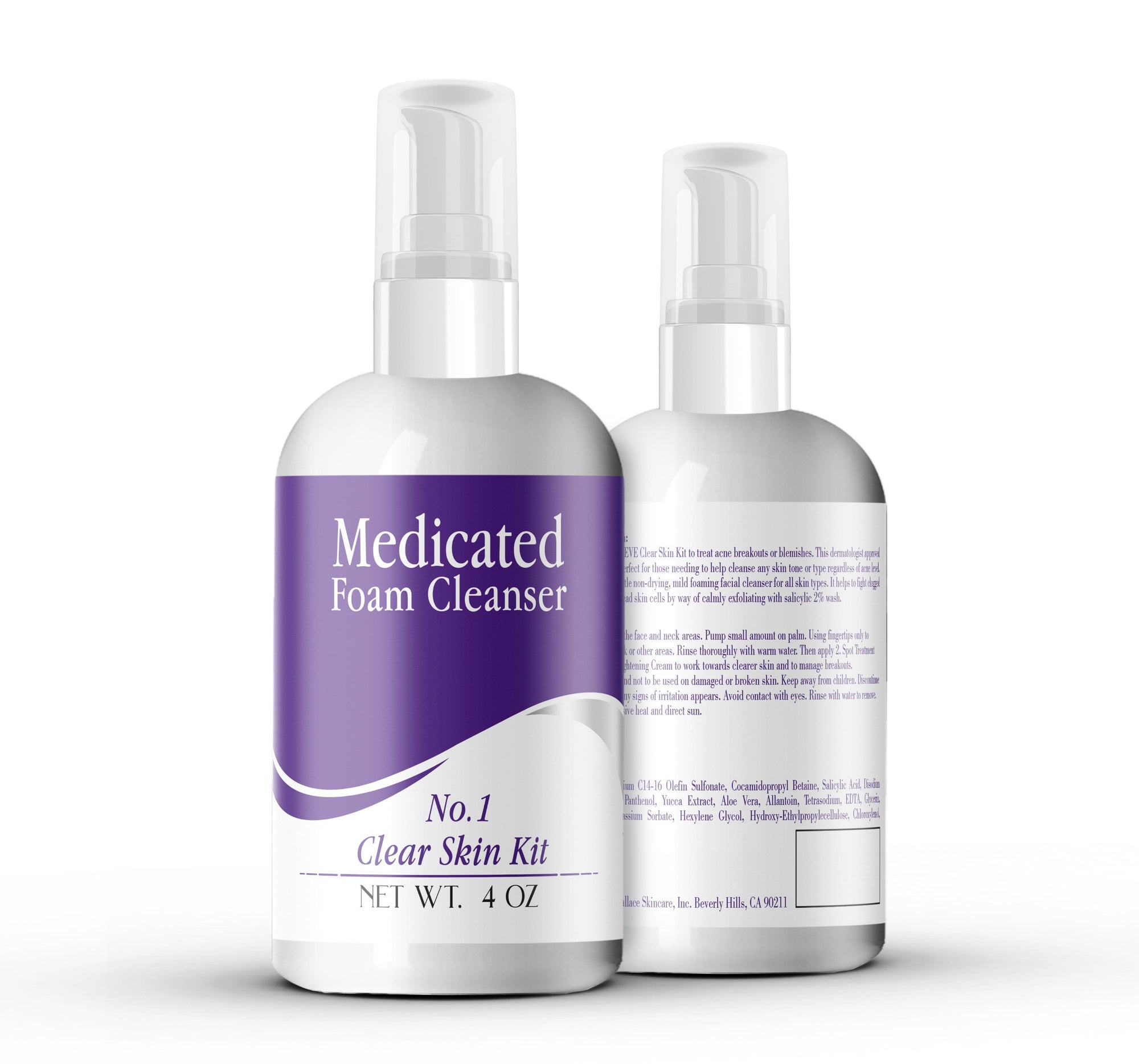 Medicated Foam Cleanser by Wallace Skincare