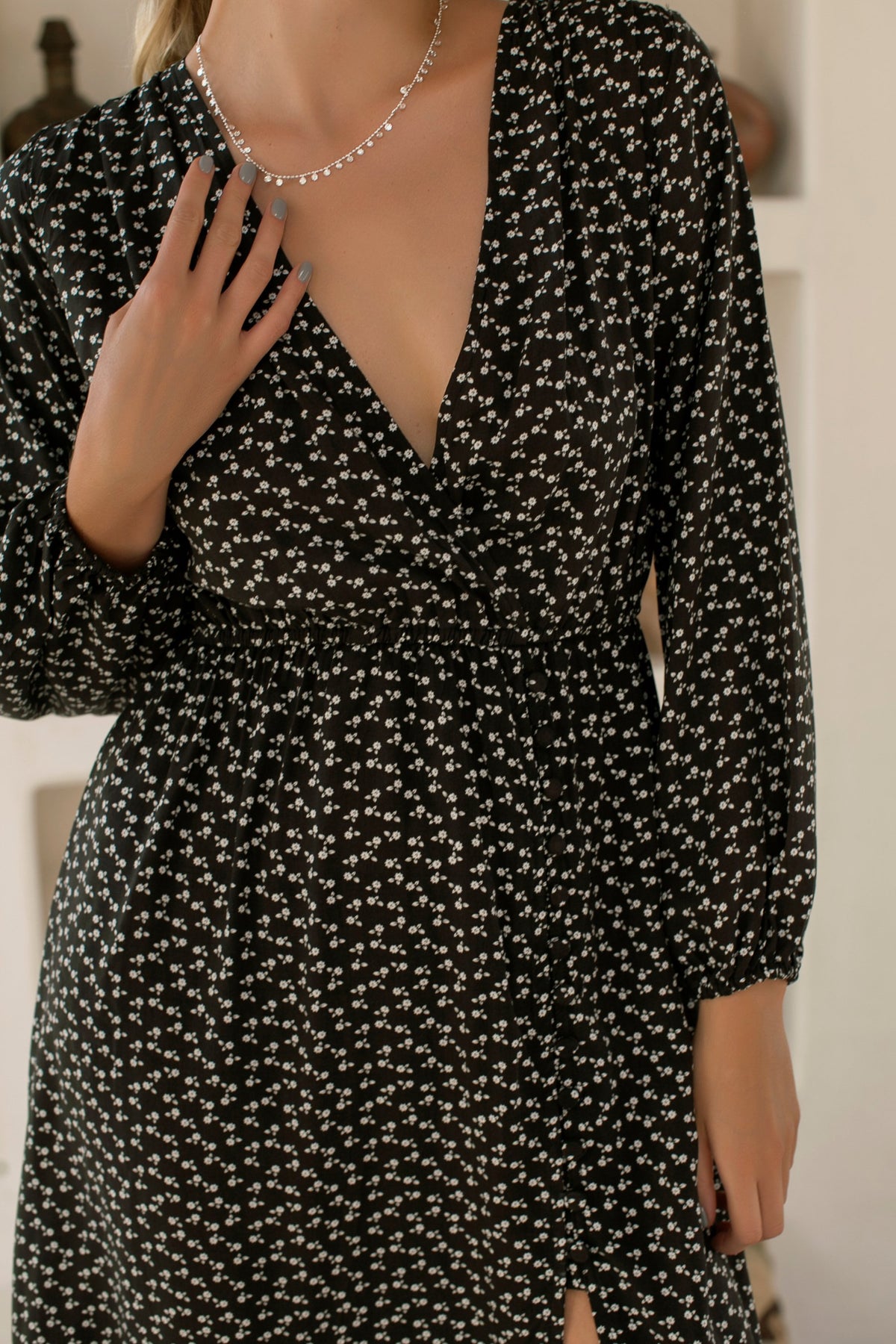 Greta Long Sleeve Midi Dress by ELF
