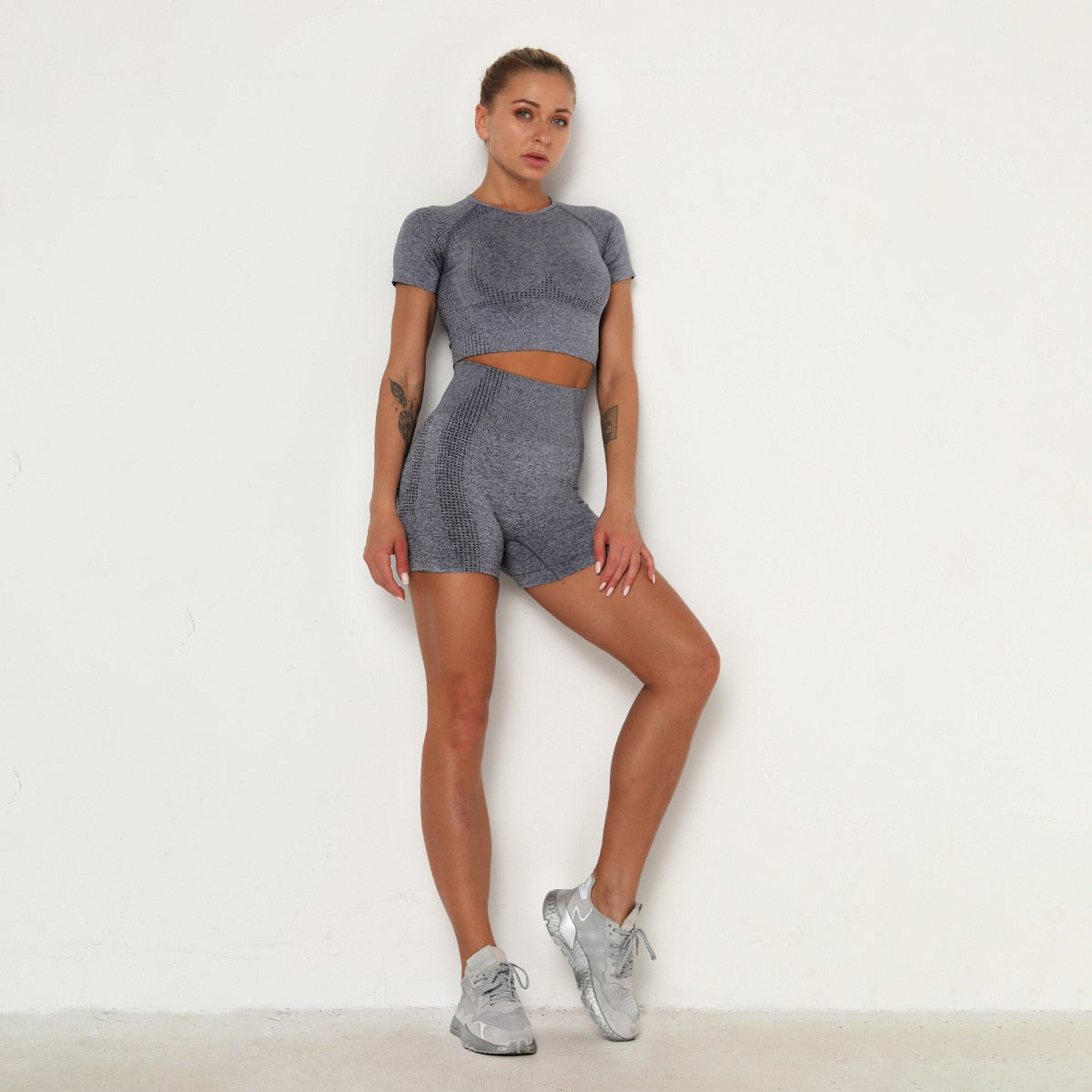 Slim Fit Shorts Set (Shorts + Top) by Stylish AF Fitness Co