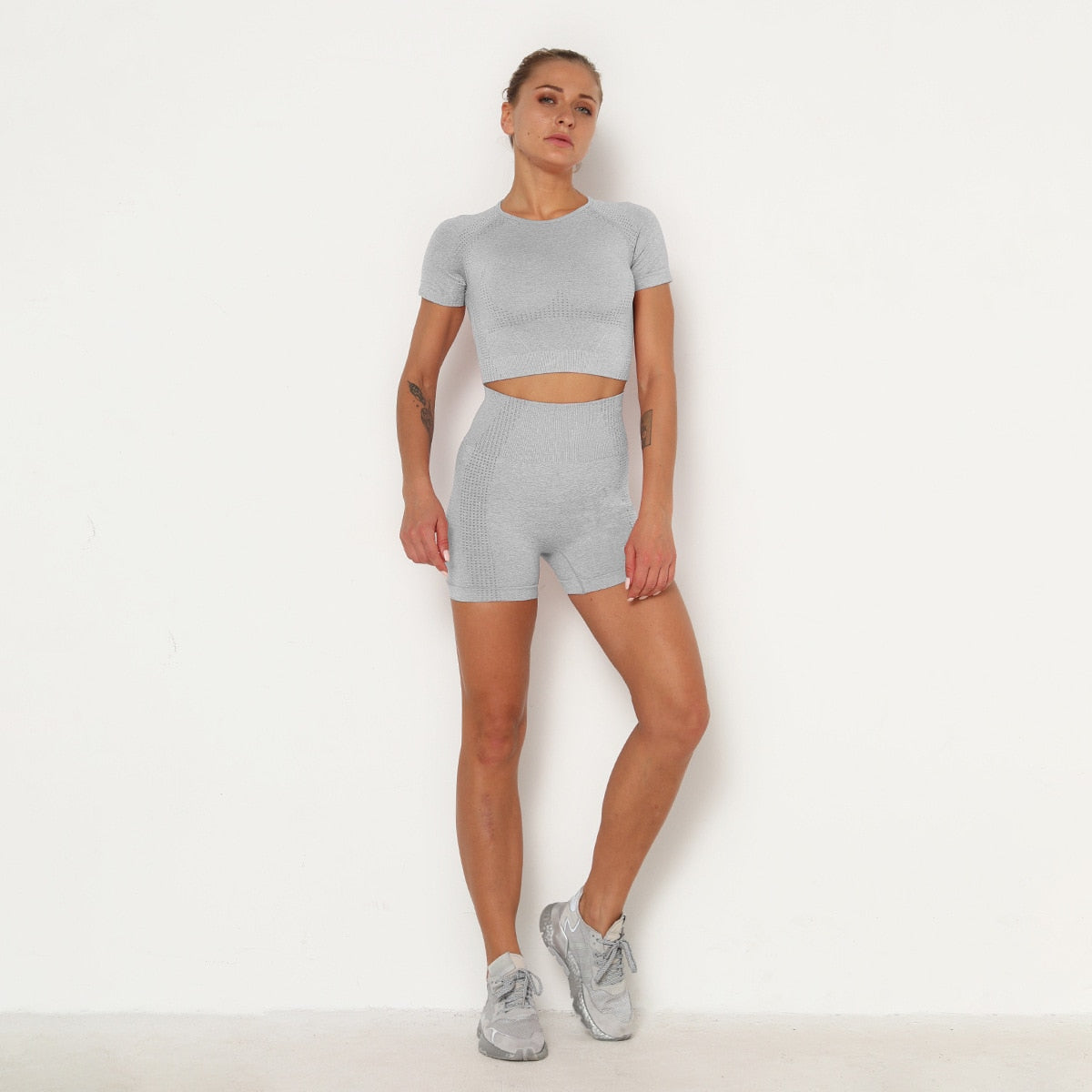 Slim Fit Shorts Set (Shorts + Top) by Stylish AF Fitness Co