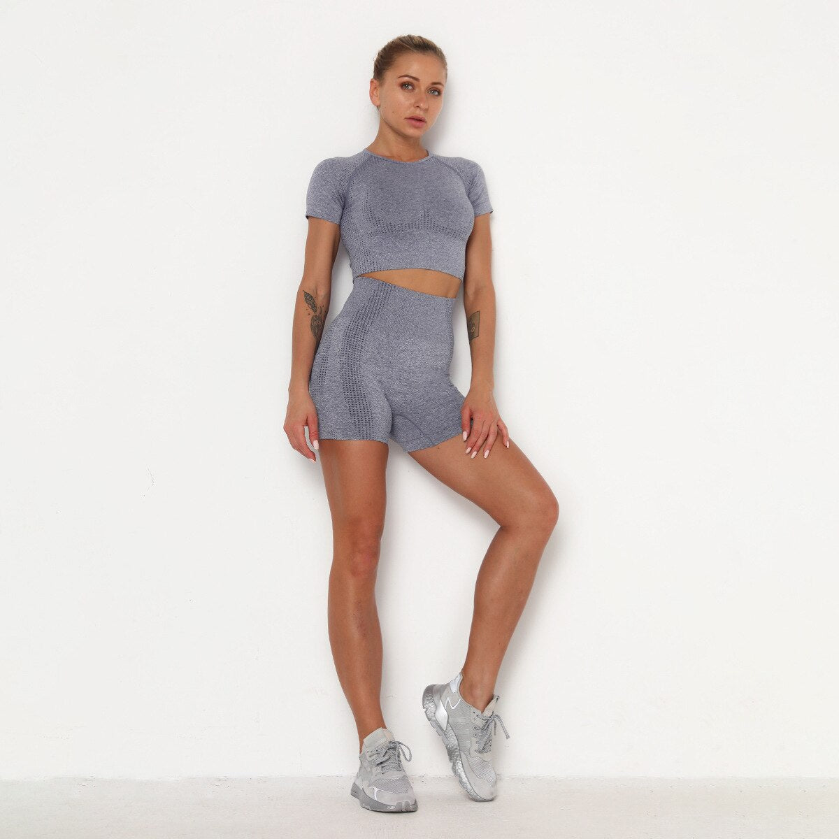 Slim Fit Shorts Set (Shorts + Top) by Stylish AF Fitness Co