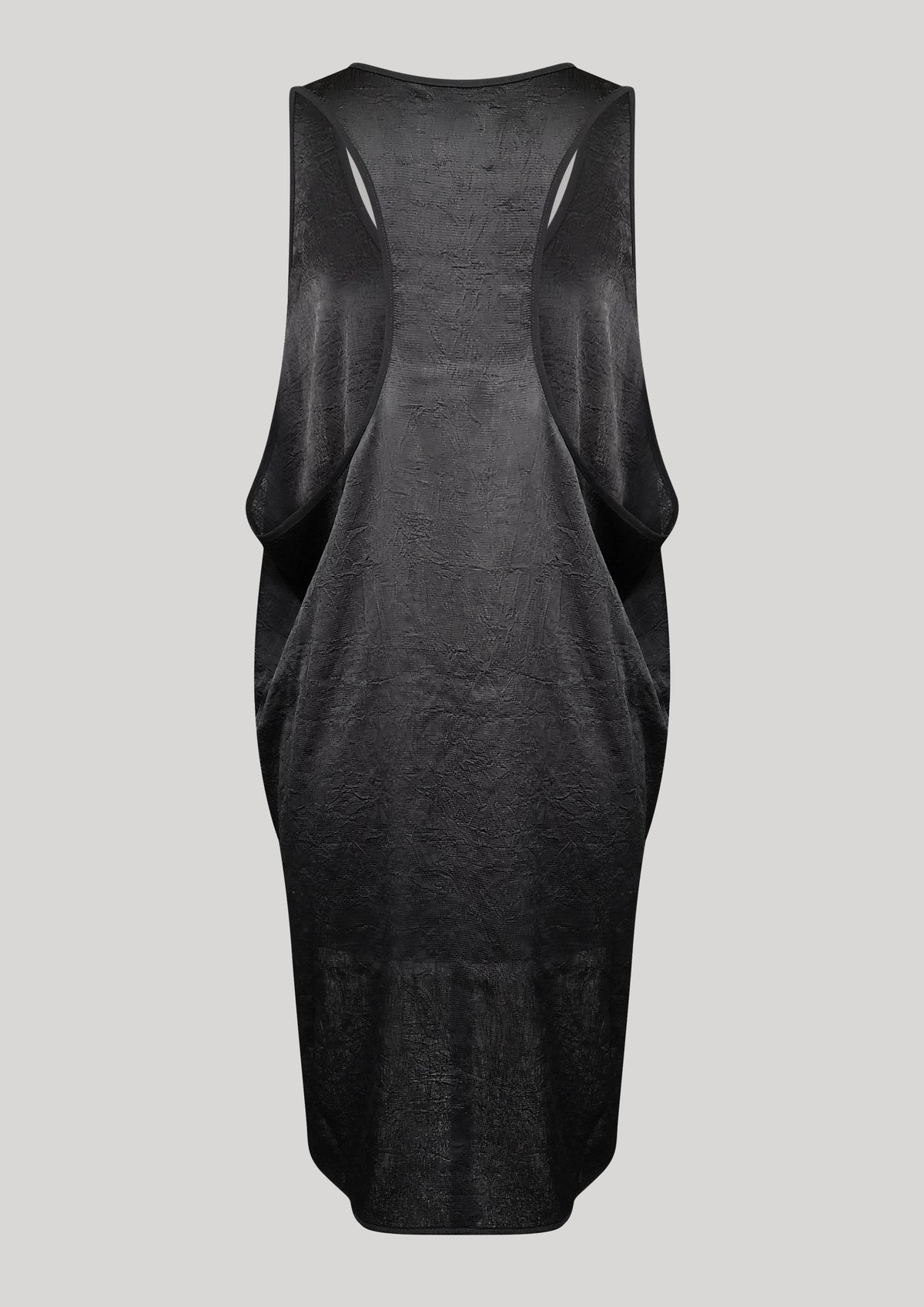 TANK TOP OVERSIZED - black shiny by BERENIK - East Hills Casuals