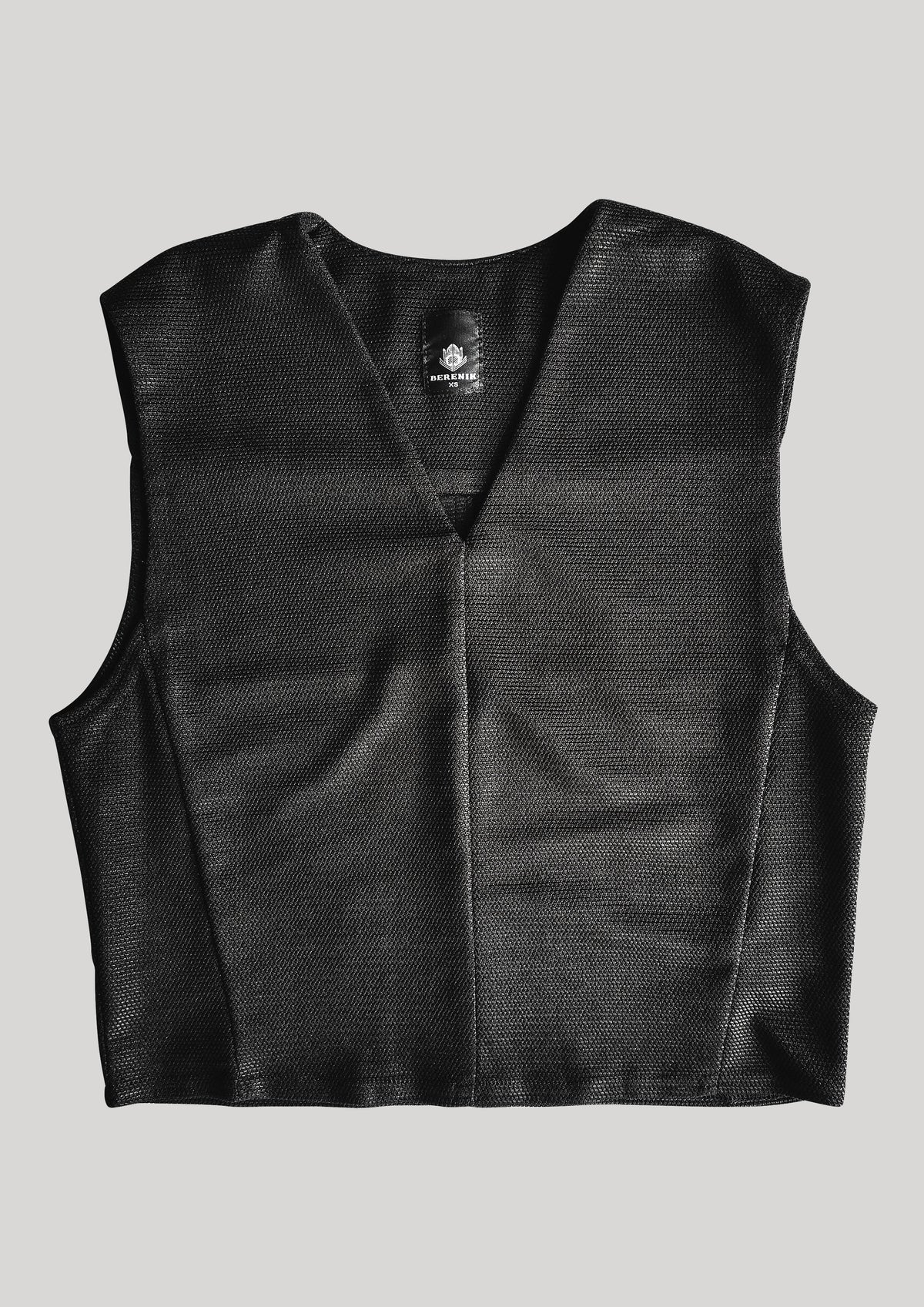 SHIRT SLEEVELESS - TECH LACES STRETCH black by BERENIK - East Hills Casuals