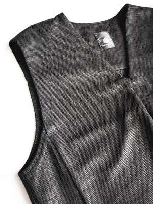 SHIRT SLEEVELESS - TECH LACES STRETCH black by BERENIK - East Hills Casuals
