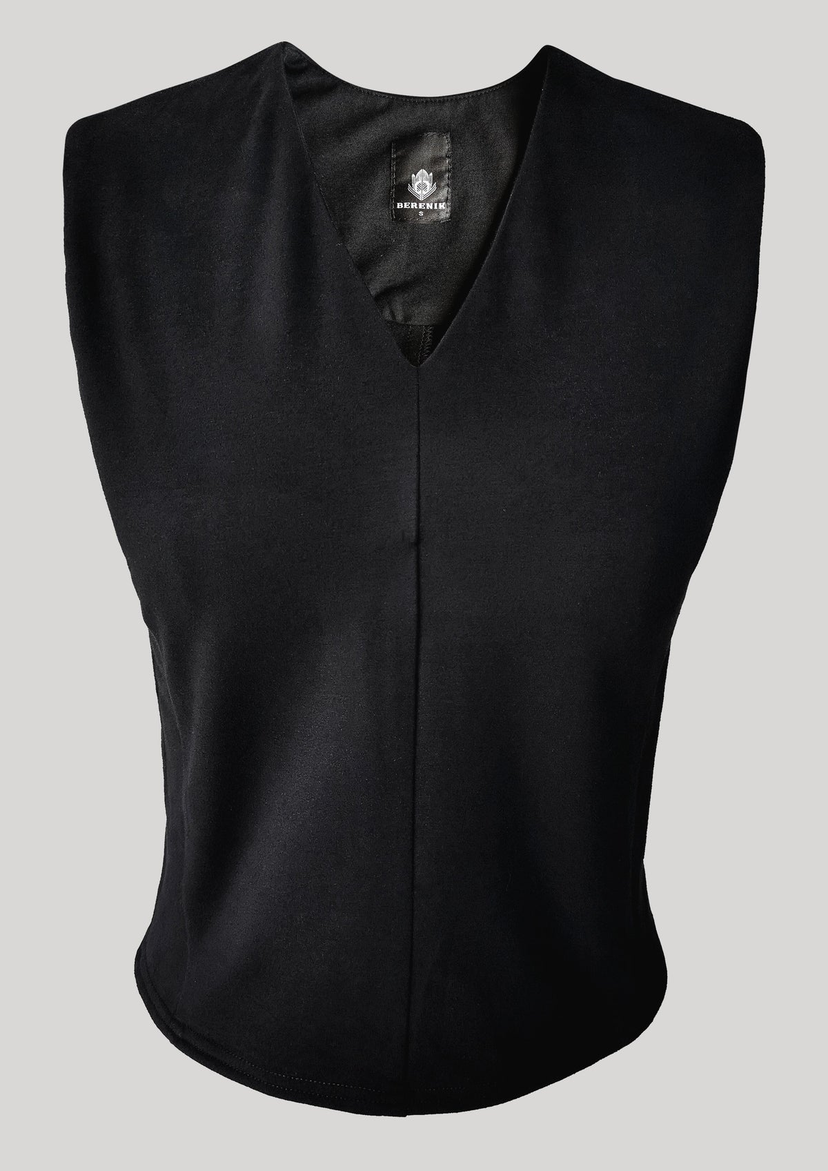 SHIRT SLEEVELESS - COTTON JERSEY black by BERENIK - East Hills Casuals