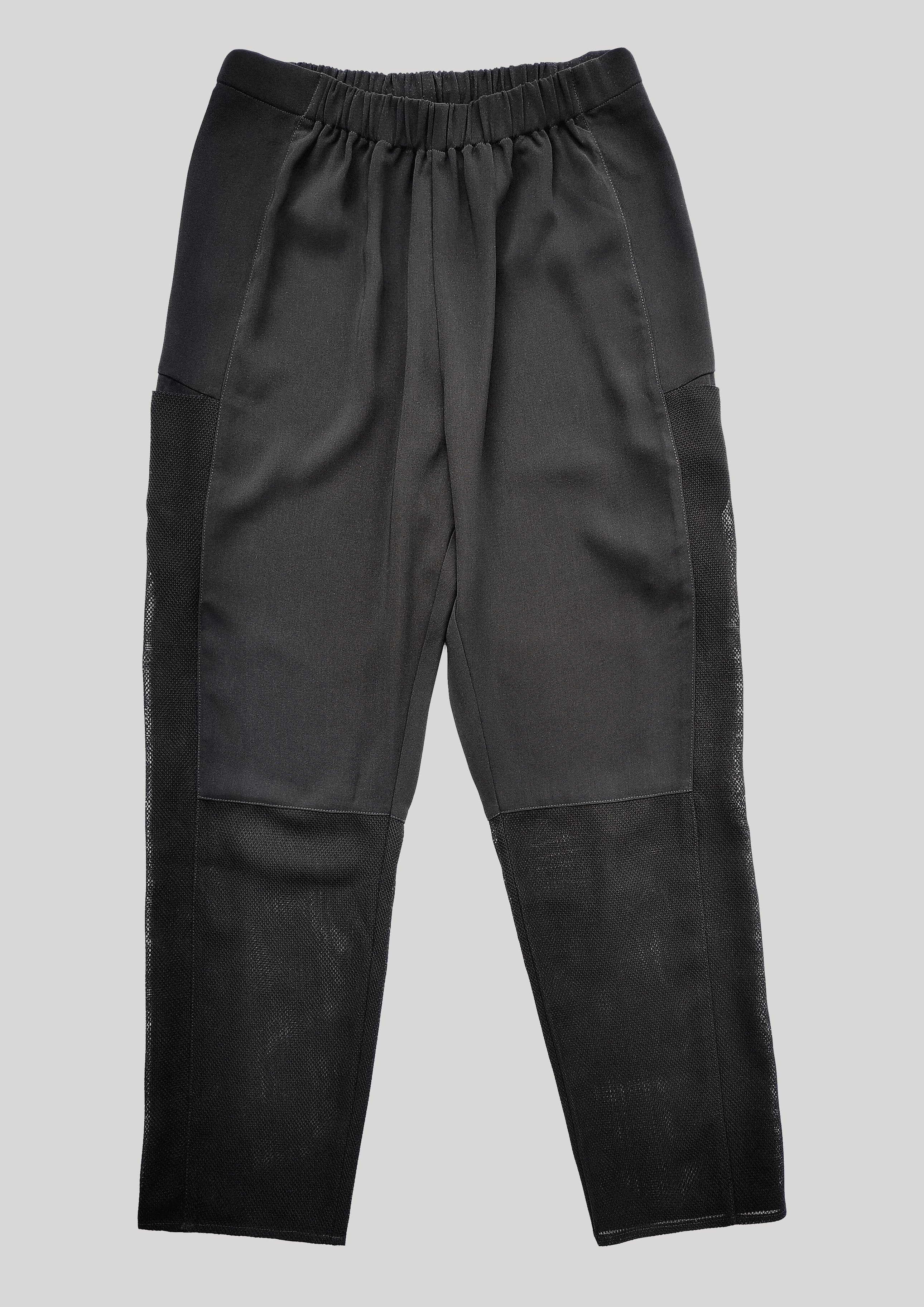 PANTS LOOSE ELASTIC BLACK PLAIN/MESH by BERENIK - East Hills Casuals