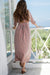 Whisper Light Button up Midi Dress by ELF - East Hills Casuals