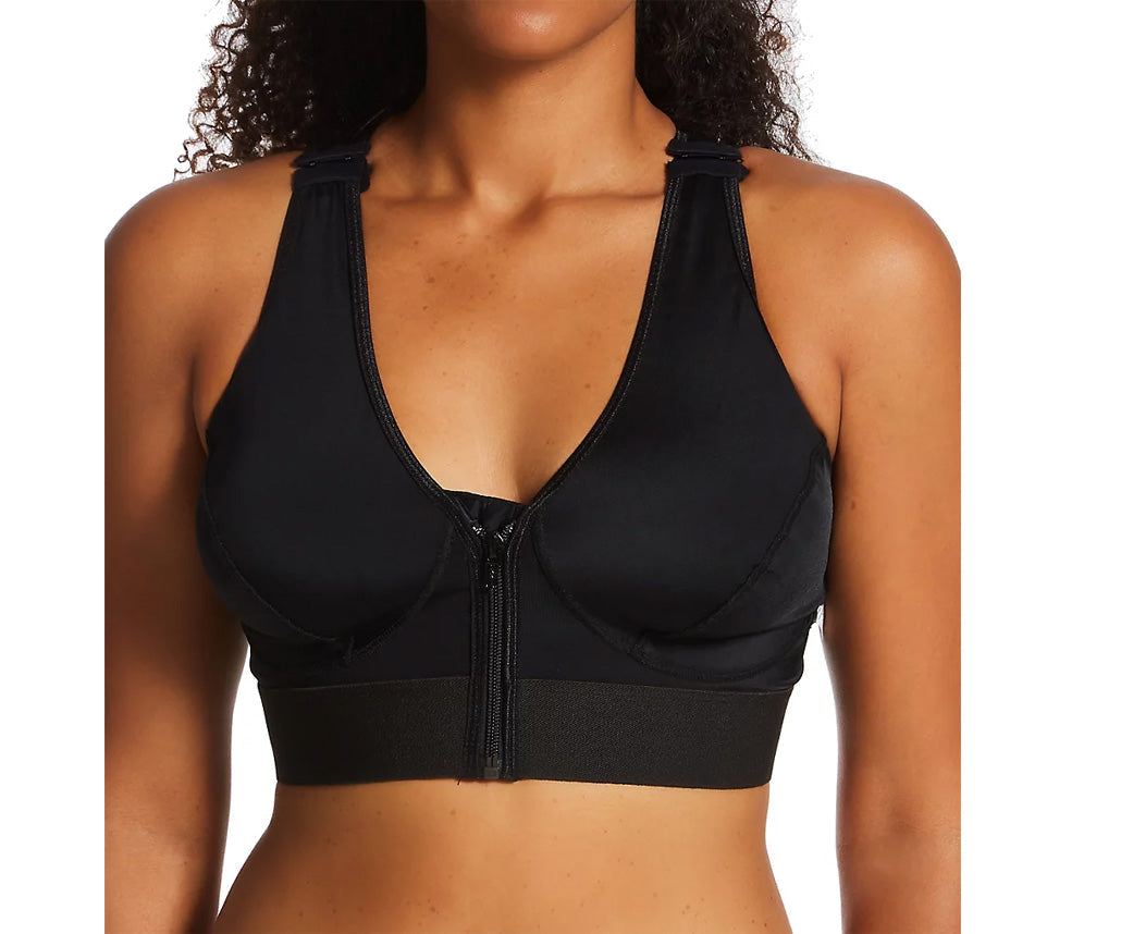 InstantRecoveryMD Compression Bra W/T-Back & Front Zip Hook-N-Eye Fron -  East Hills Casuals