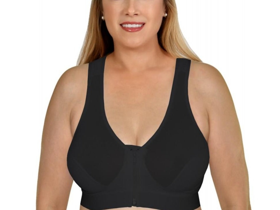 InstantRecoveryMD Compression Bra W/T-Back &amp; Front Zip Hook-N-Eye Front/Shoulders MD227 by InstantFigure INC