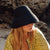 Naomi Jute Bucket Hat, in Black by BrunnaCo
