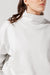 Ooey Gooey Mockneck Sweatshirt with Pockets - Light Heather Grey by POPFLEX®