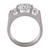 RG206W B.Tiff Tension 2 ct Cushion Cut with Baguettes Engagement Ring by B.Tiff New York (Retail)