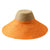Riri Duo Jute Straw Hat, in Pumpkin Orange by BrunnaCo