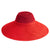 RIRI DUO Jute Straw Hat, in Maroon & Red by BrunnaCo