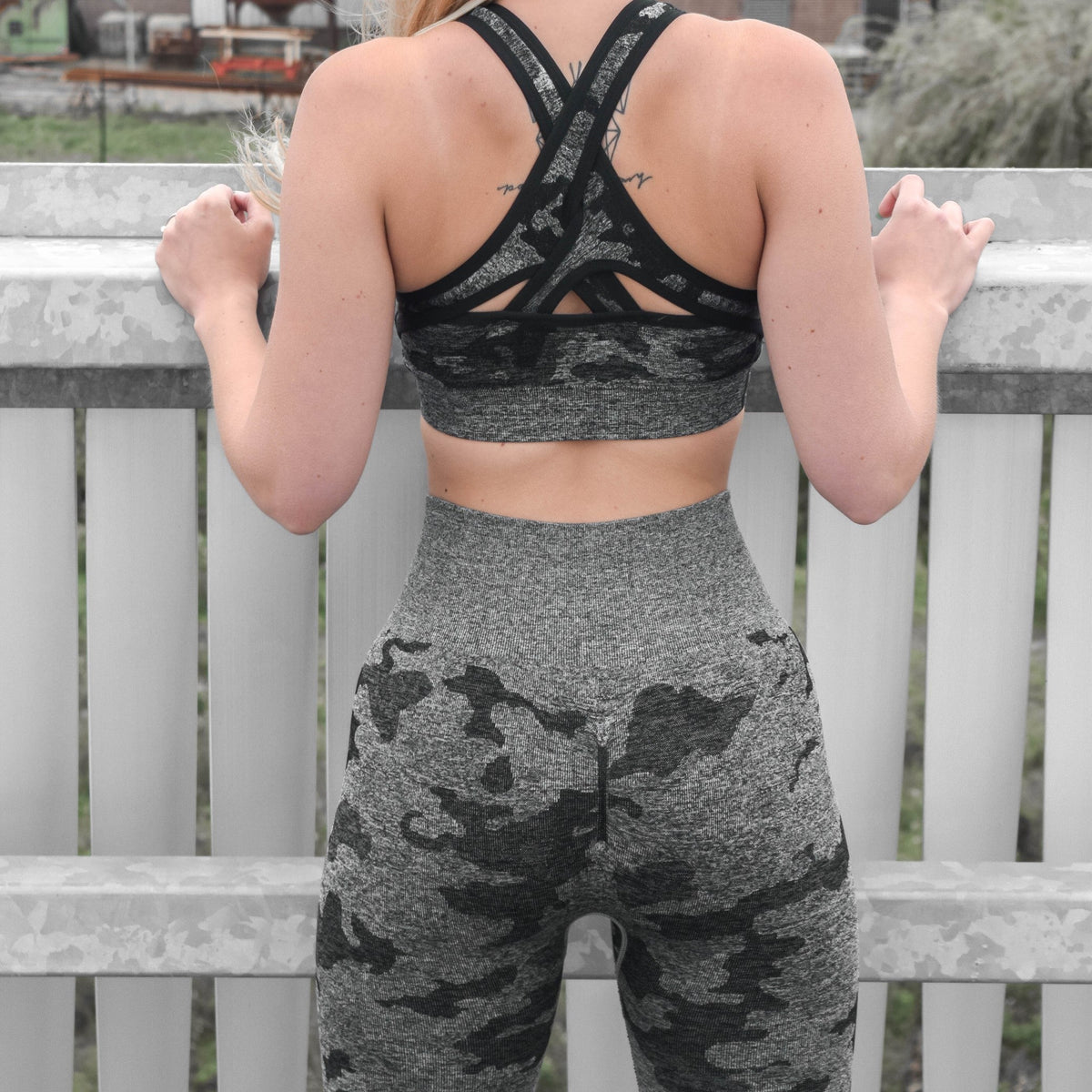 Classic Camo Set (Leggings + Top) by Stylish AF Fitness Co