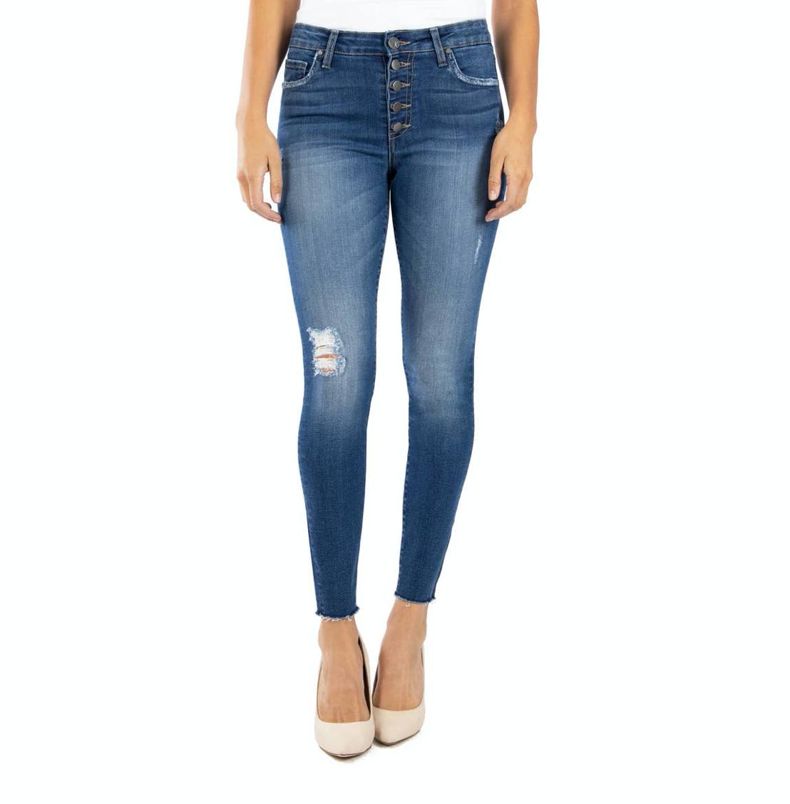 Connie High Rise Ankle Skinny - East Hills Casuals