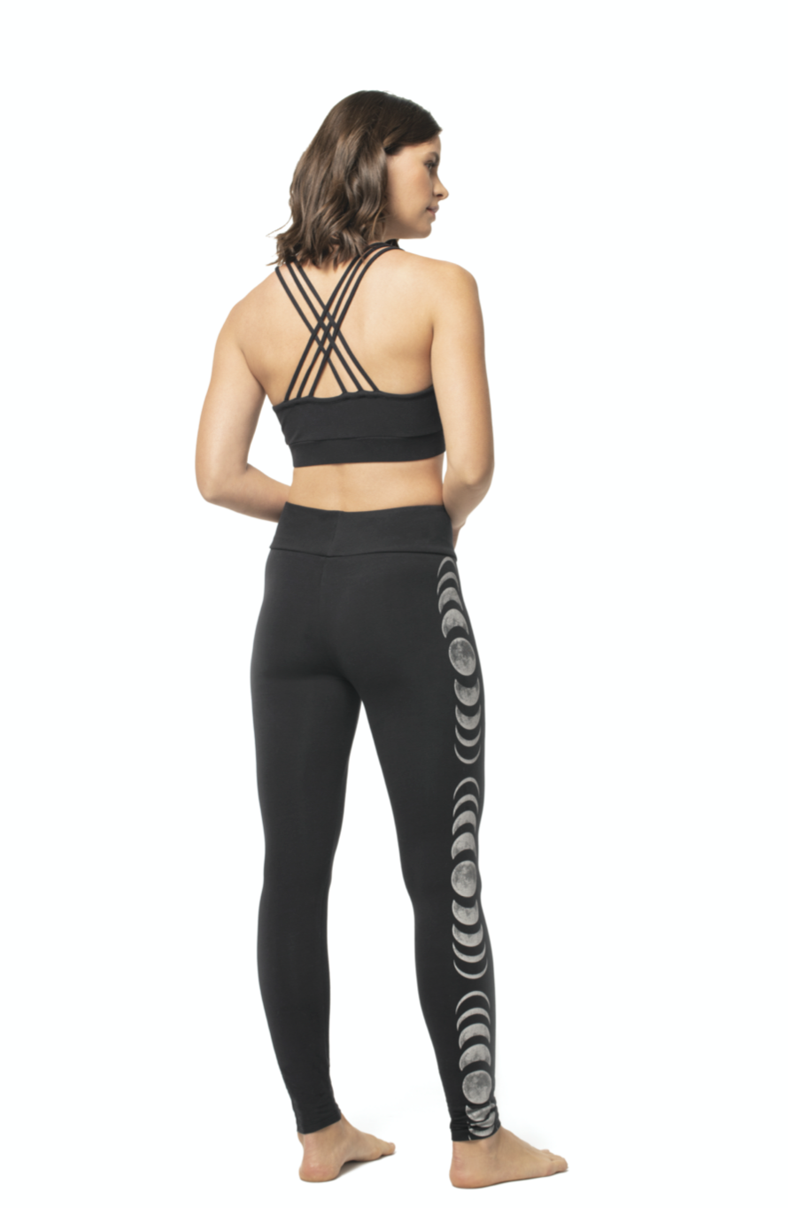 Sport leggings for Women Champion 3/4 Black – Moon Behind The Hill