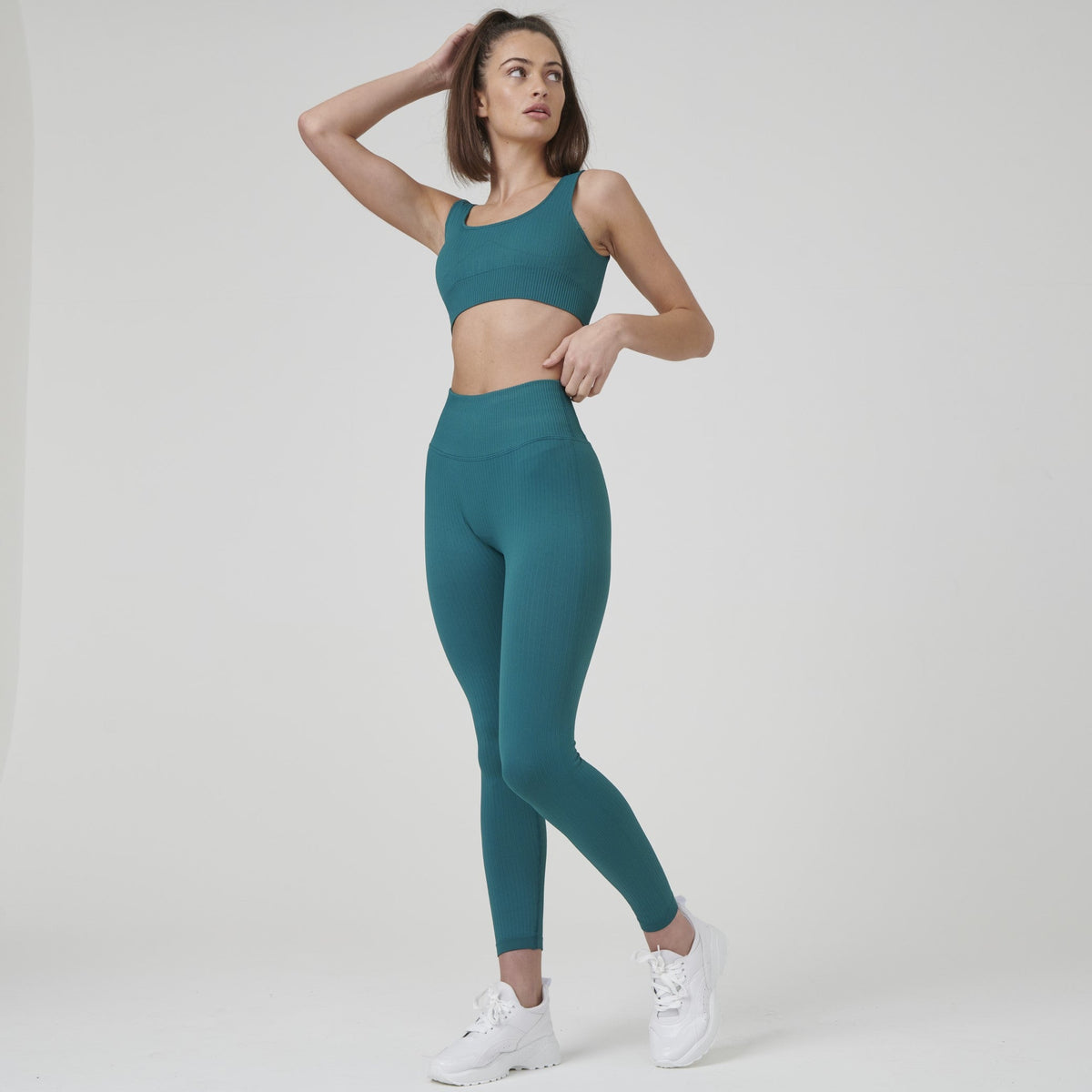 Signature Ribbed Seamless Set (Leggings + Top) by Stylish AF Fitness Co