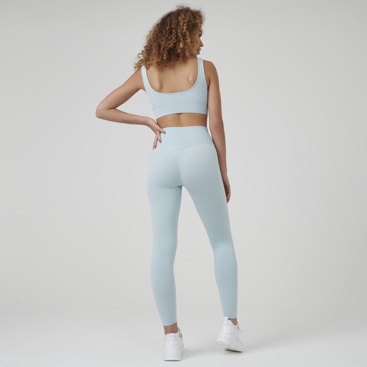 Signature Ribbed Seamless Set (Leggings + Top) by Stylish AF Fitness Co