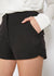 Women's Gabardine Mid Rise Shorts by Shop at Konus