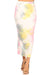 Solid Midi Pencil Skirt