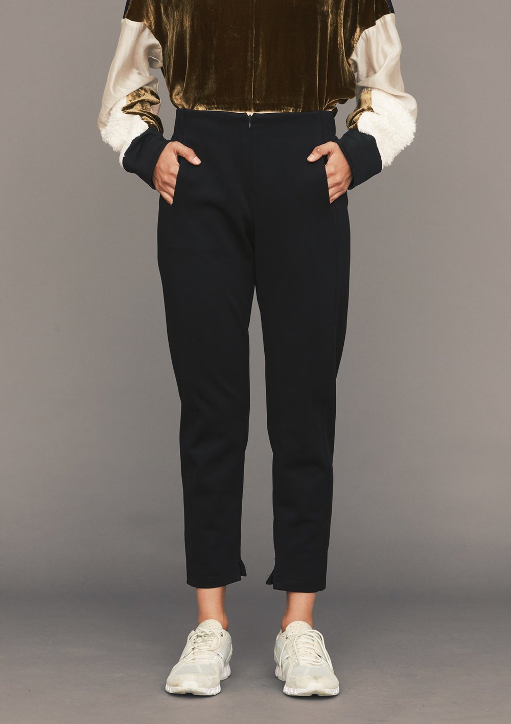 TROUSERS STRETCH - black by BERENIK - East Hills Casuals