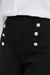 Close up view of the buttons on Adjustable Elastic Waist Slim Pants